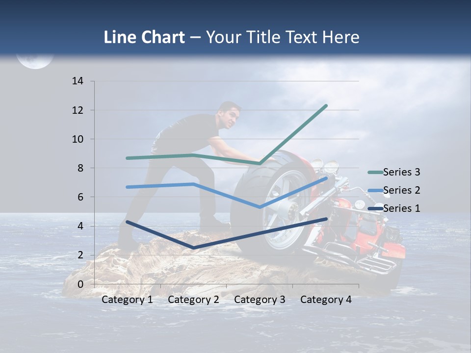 Hill Night Growth PowerPoint Template