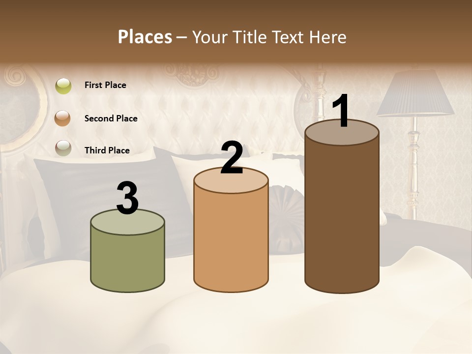 Stylish Bedroom Standard PowerPoint Template