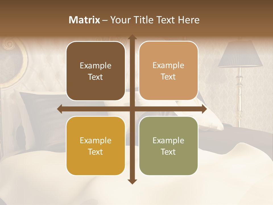 Stylish Bedroom Standard PowerPoint Template