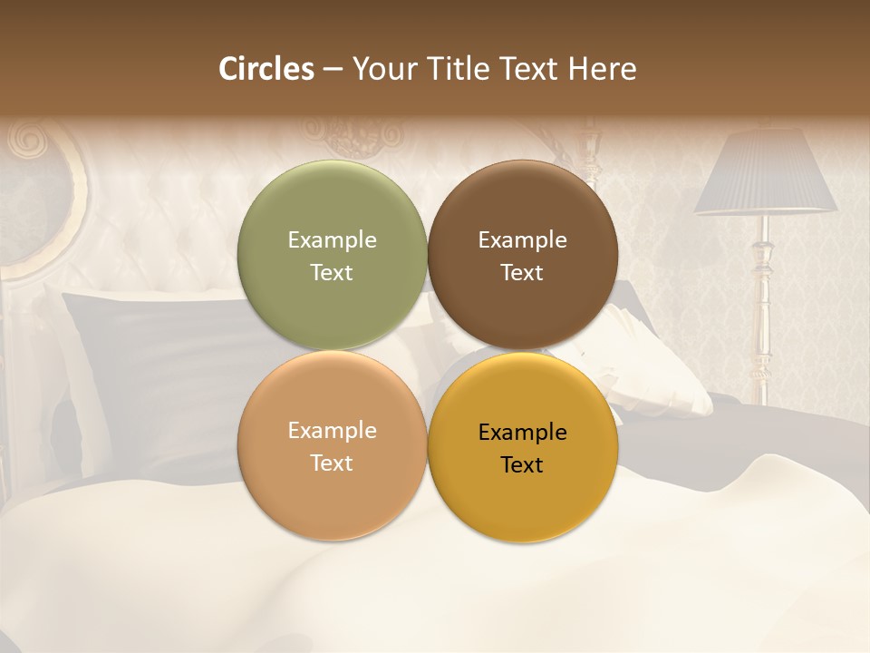 Stylish Bedroom Standard PowerPoint Template