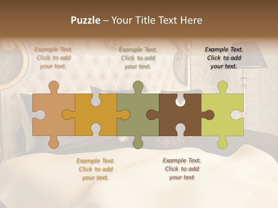 Stylish Bedroom Standard PowerPoint Template