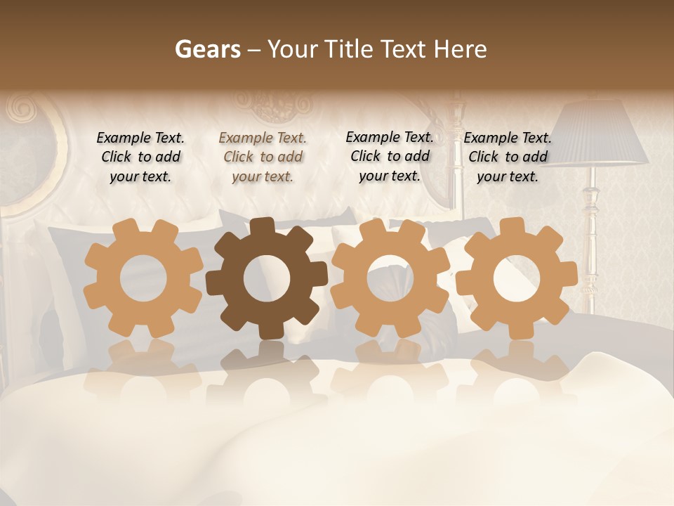 Stylish Bedroom Standard PowerPoint Template