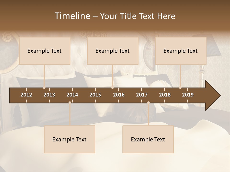 Stylish Bedroom Standard PowerPoint Template