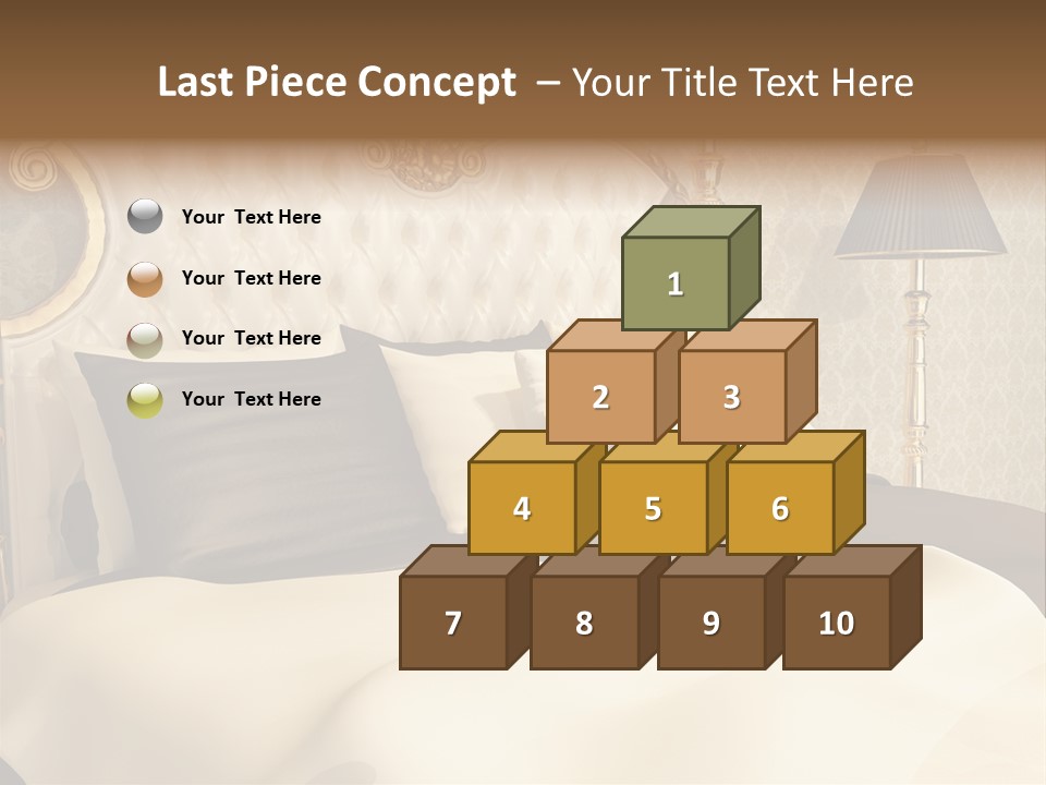 Stylish Bedroom Standard PowerPoint Template