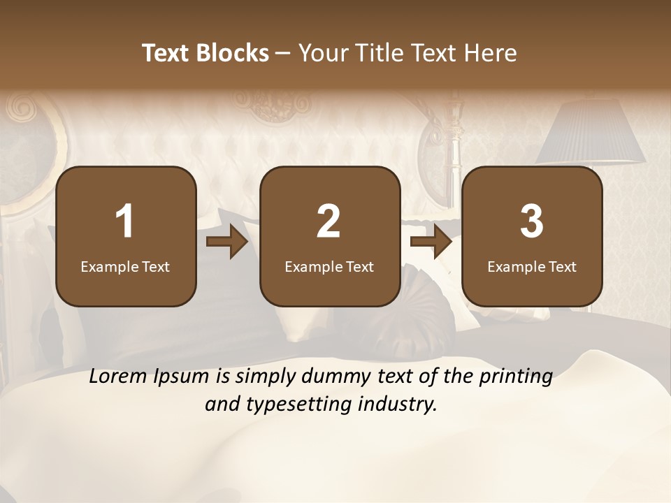 Stylish Bedroom Standard PowerPoint Template