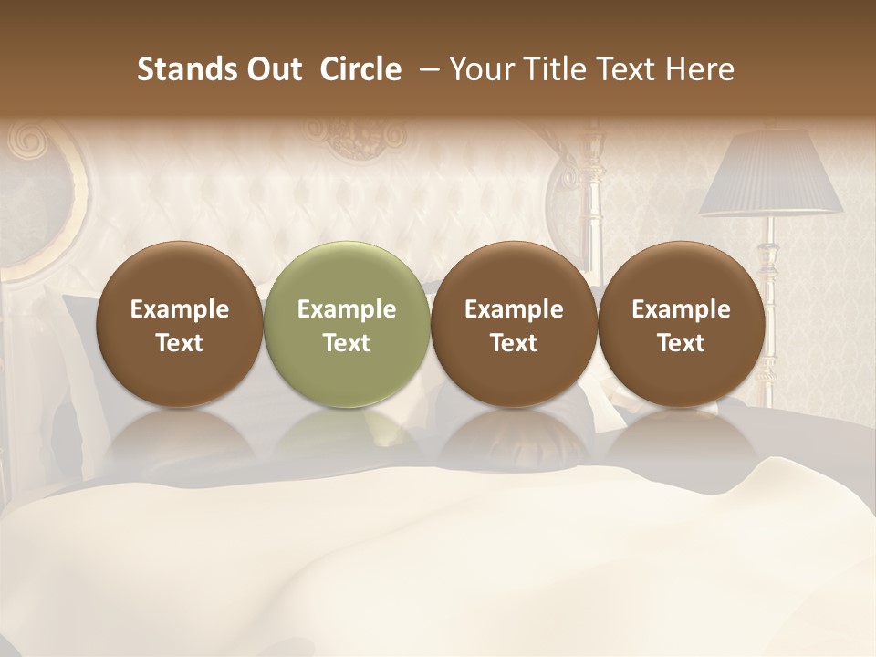 Stylish Bedroom Standard PowerPoint Template