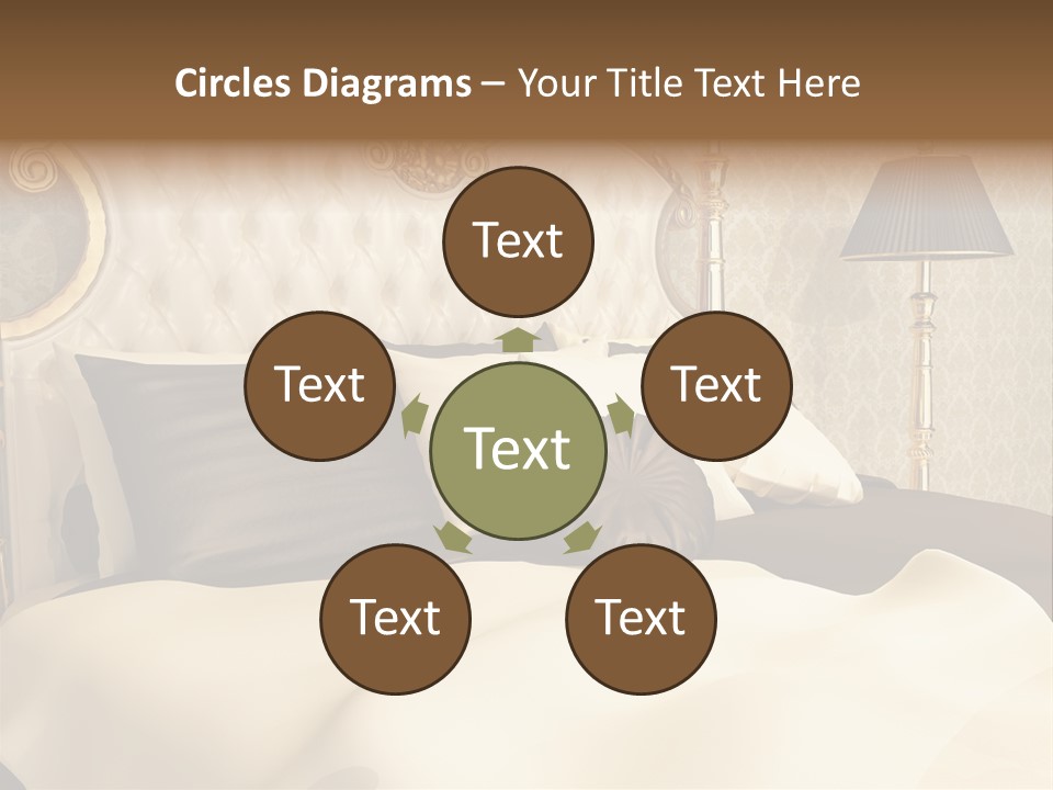 Stylish Bedroom Standard PowerPoint Template