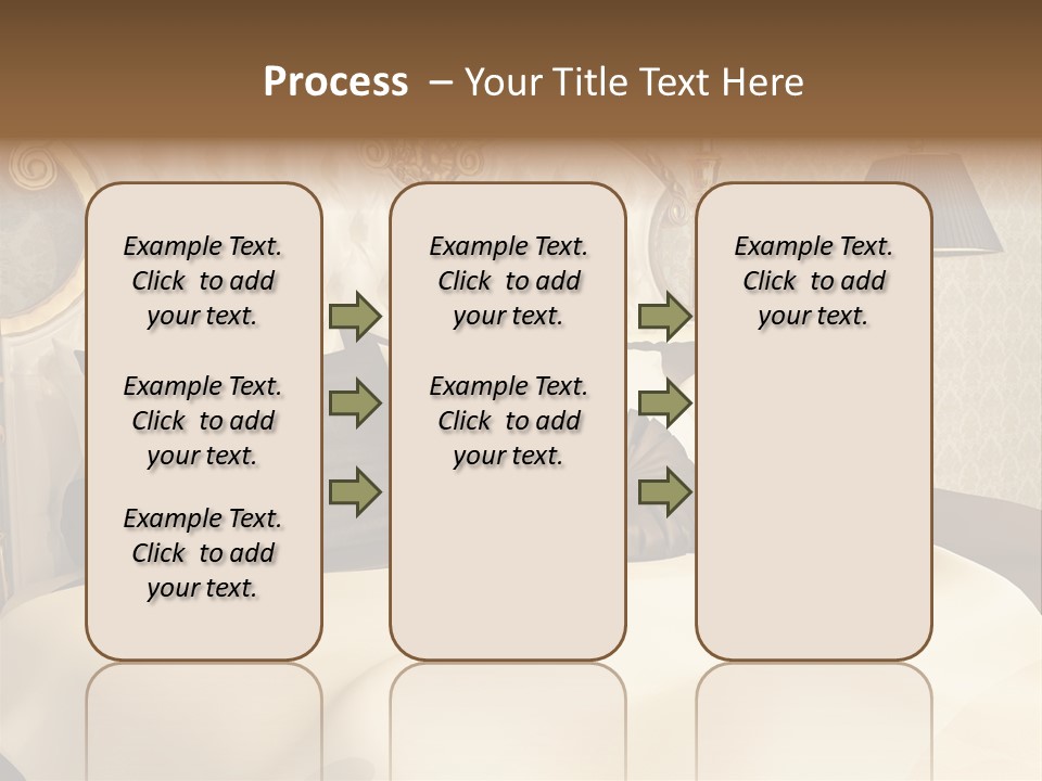 Stylish Bedroom Standard PowerPoint Template