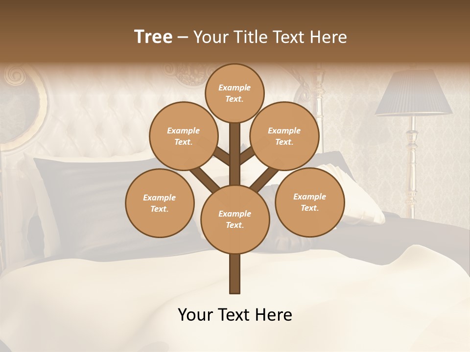 Stylish Bedroom Standard PowerPoint Template