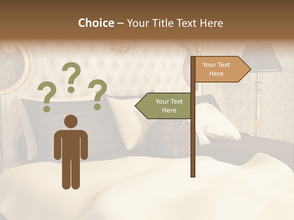 Stylish Bedroom Standard PowerPoint Template