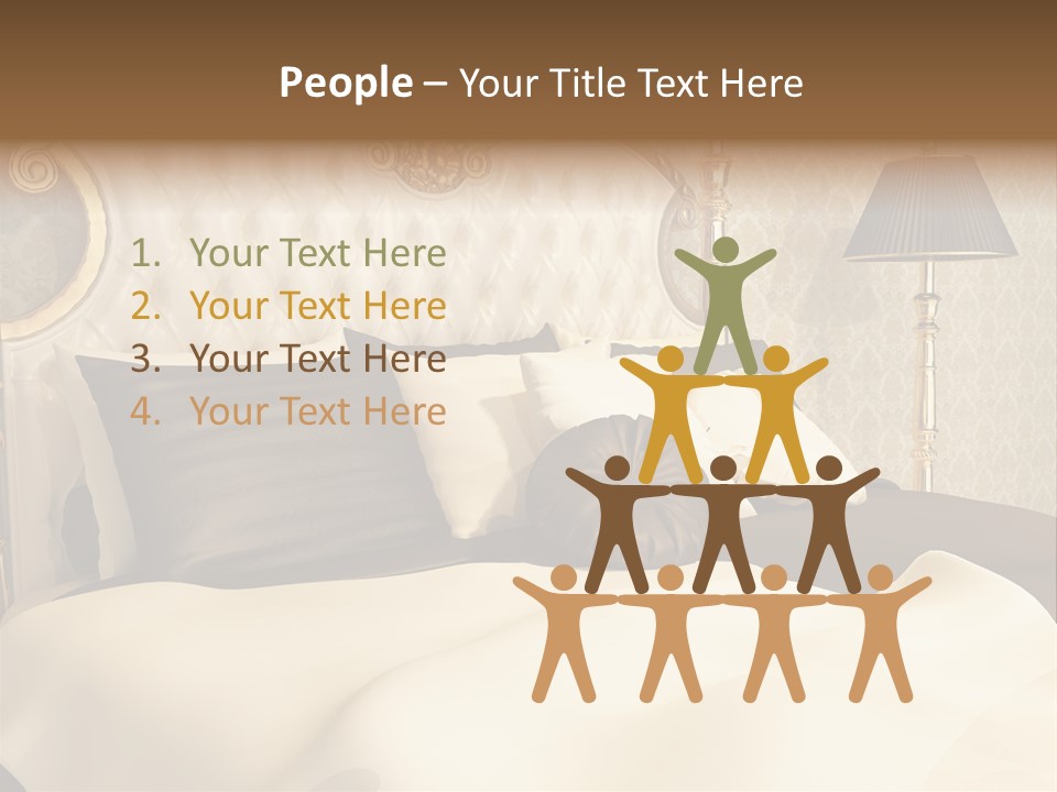 Stylish Bedroom Standard PowerPoint Template