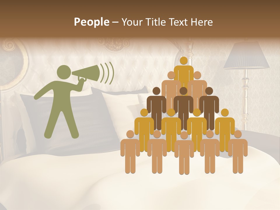 Stylish Bedroom Standard PowerPoint Template