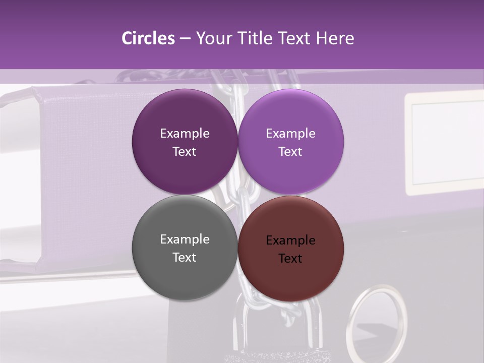 Records Library Binder PowerPoint Template