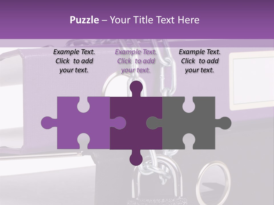 Records Library Binder PowerPoint Template