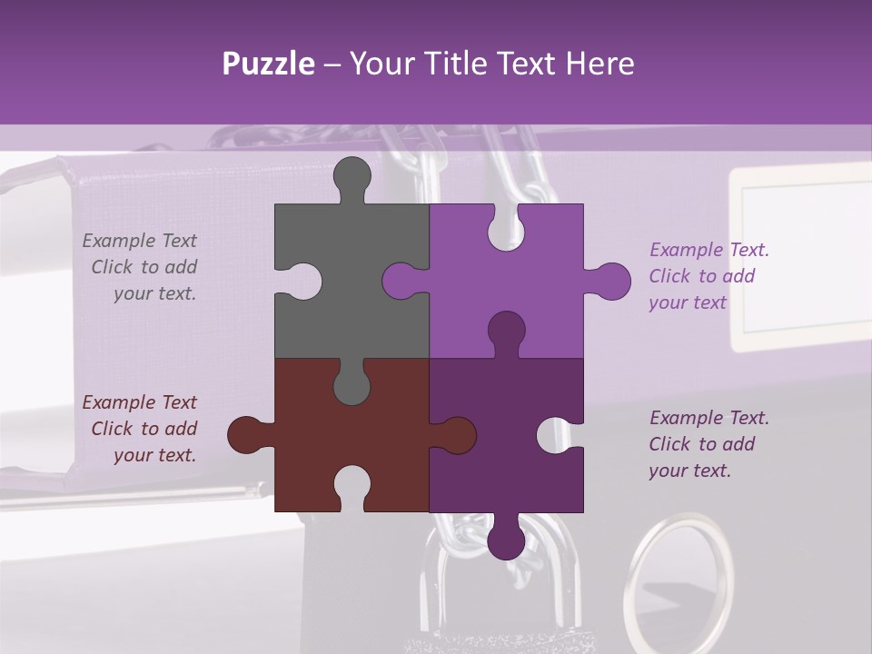 Records Library Binder PowerPoint Template