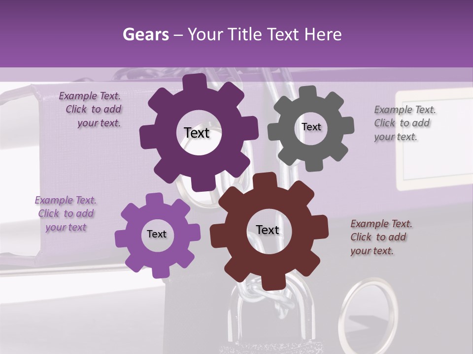 Records Library Binder PowerPoint Template