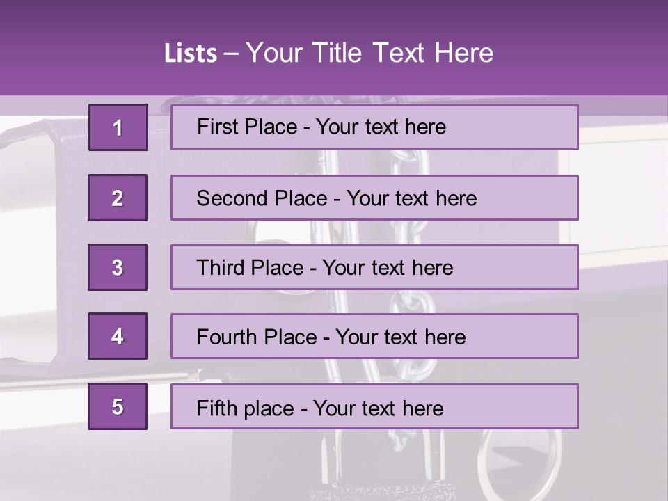 Records Library Binder PowerPoint Template