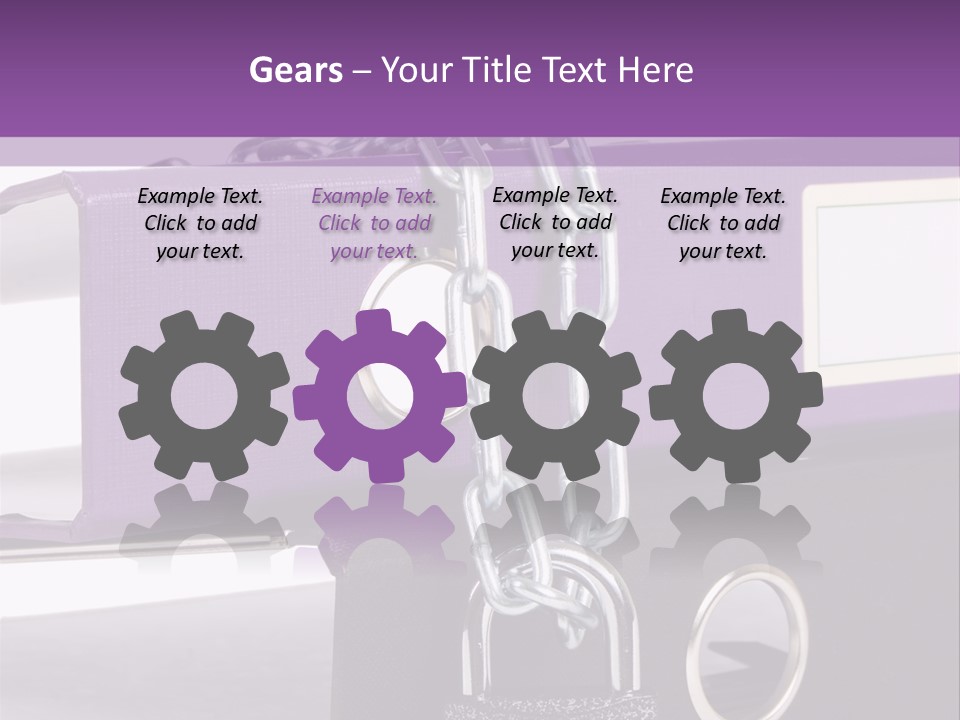 Records Library Binder PowerPoint Template