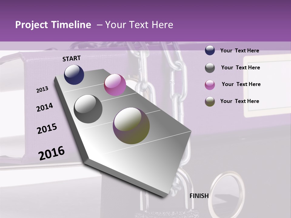 Records Library Binder PowerPoint Template