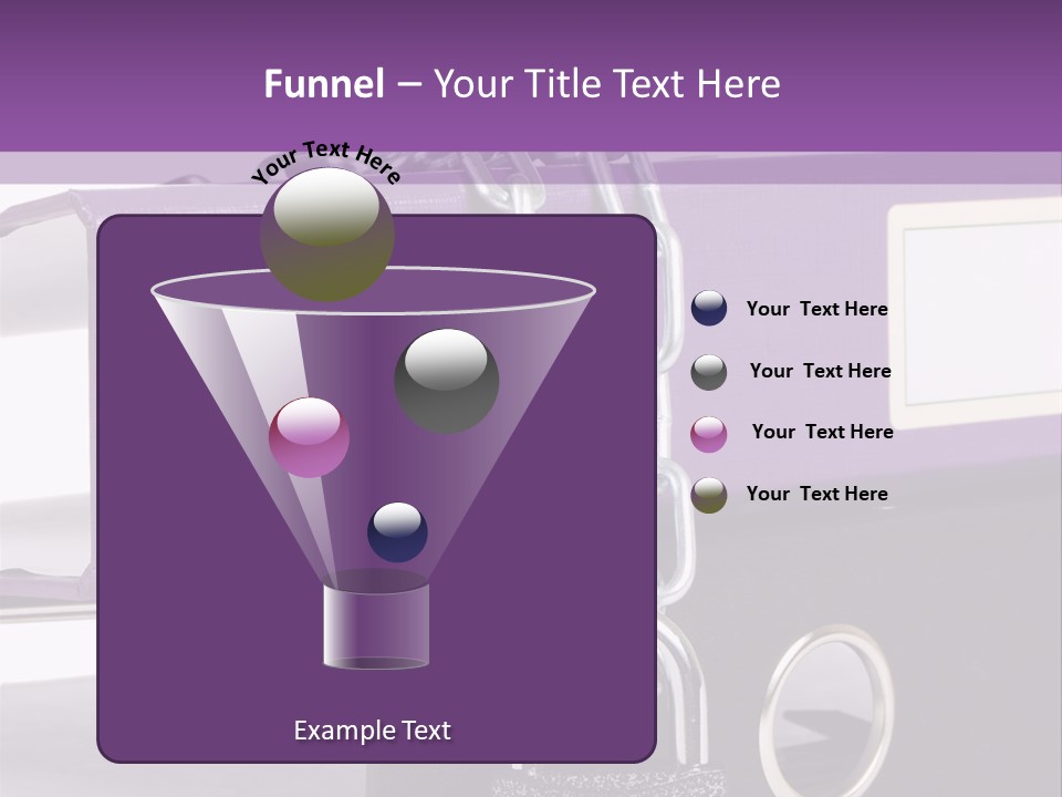 Records Library Binder PowerPoint Template