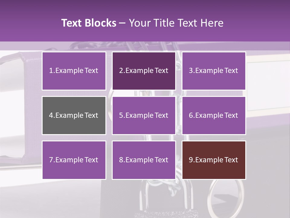 Records Library Binder PowerPoint Template