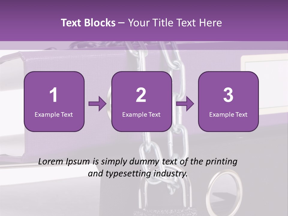Records Library Binder PowerPoint Template