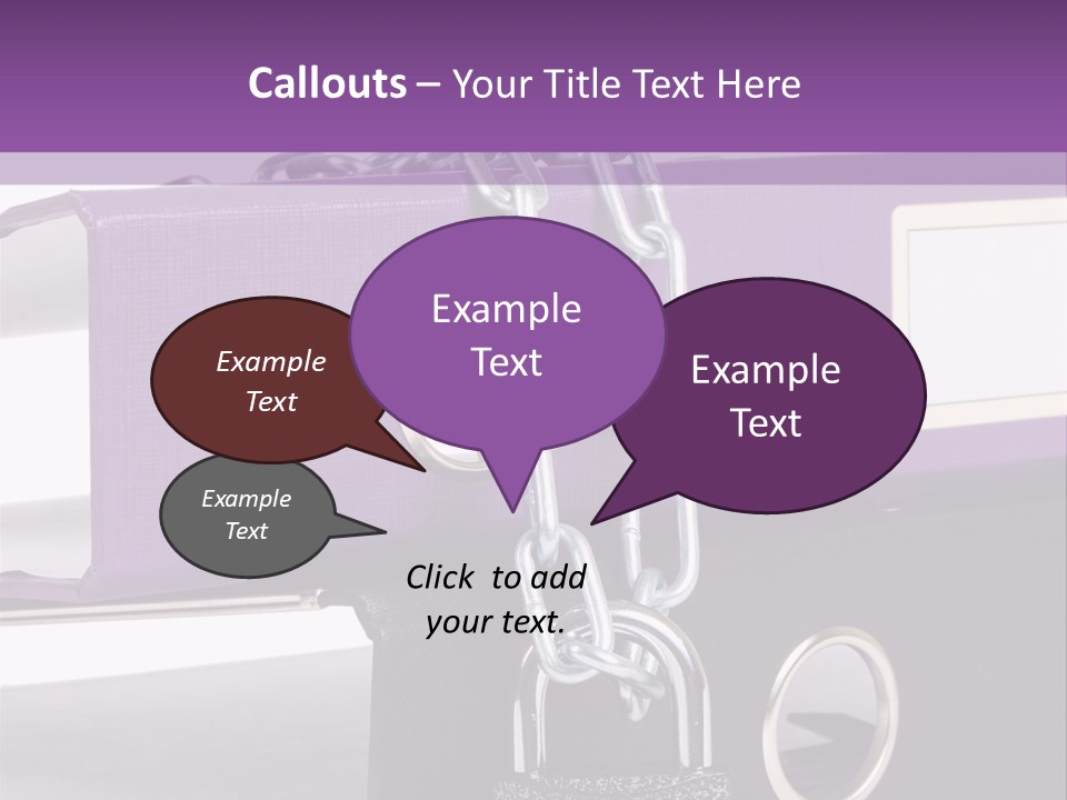 Records Library Binder PowerPoint Template
