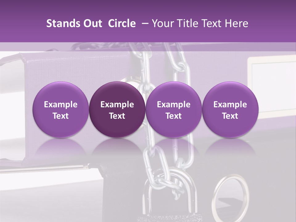 Records Library Binder PowerPoint Template