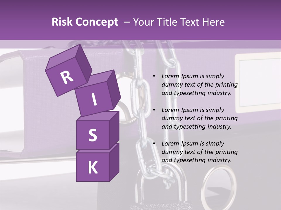 Records Library Binder PowerPoint Template