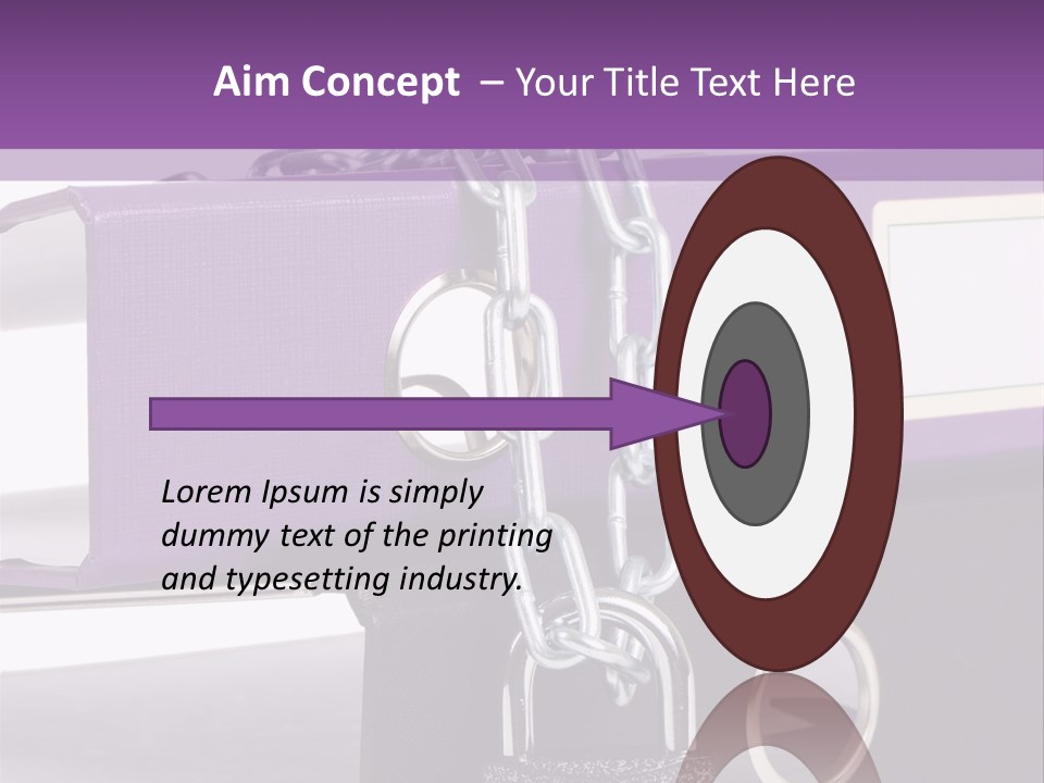 Records Library Binder PowerPoint Template