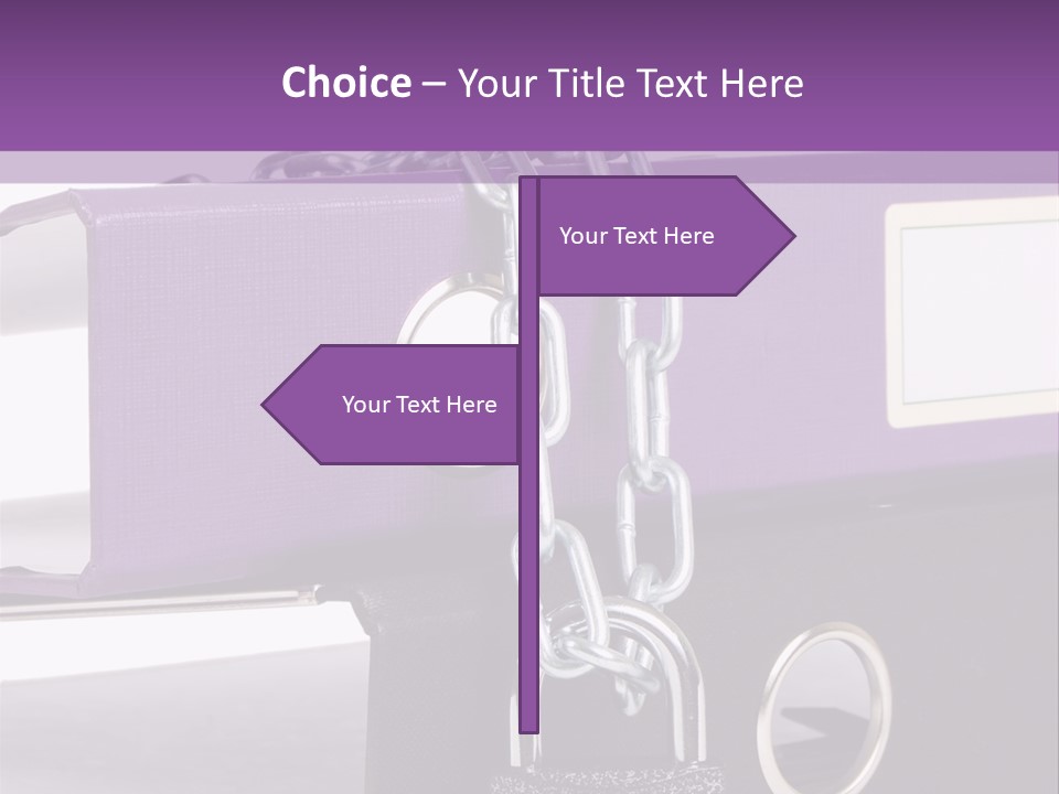 Records Library Binder PowerPoint Template