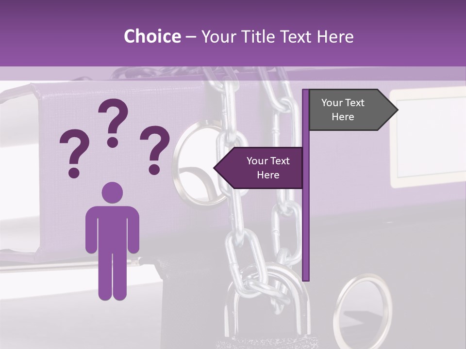 Records Library Binder PowerPoint Template