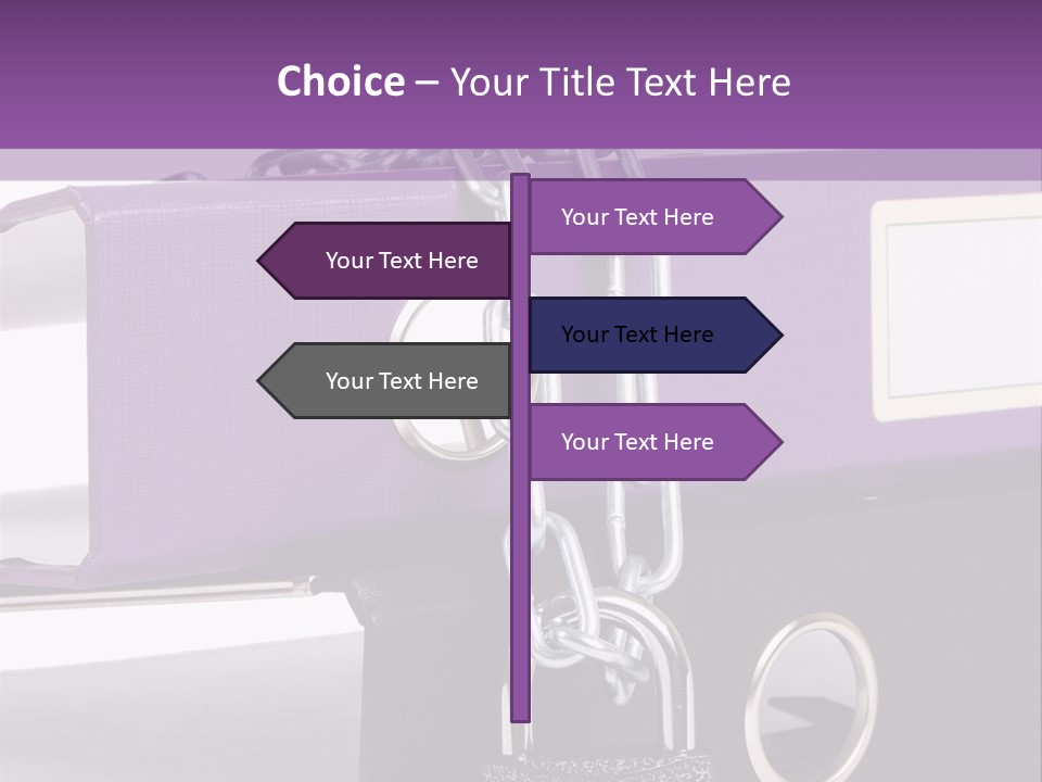 Records Library Binder PowerPoint Template