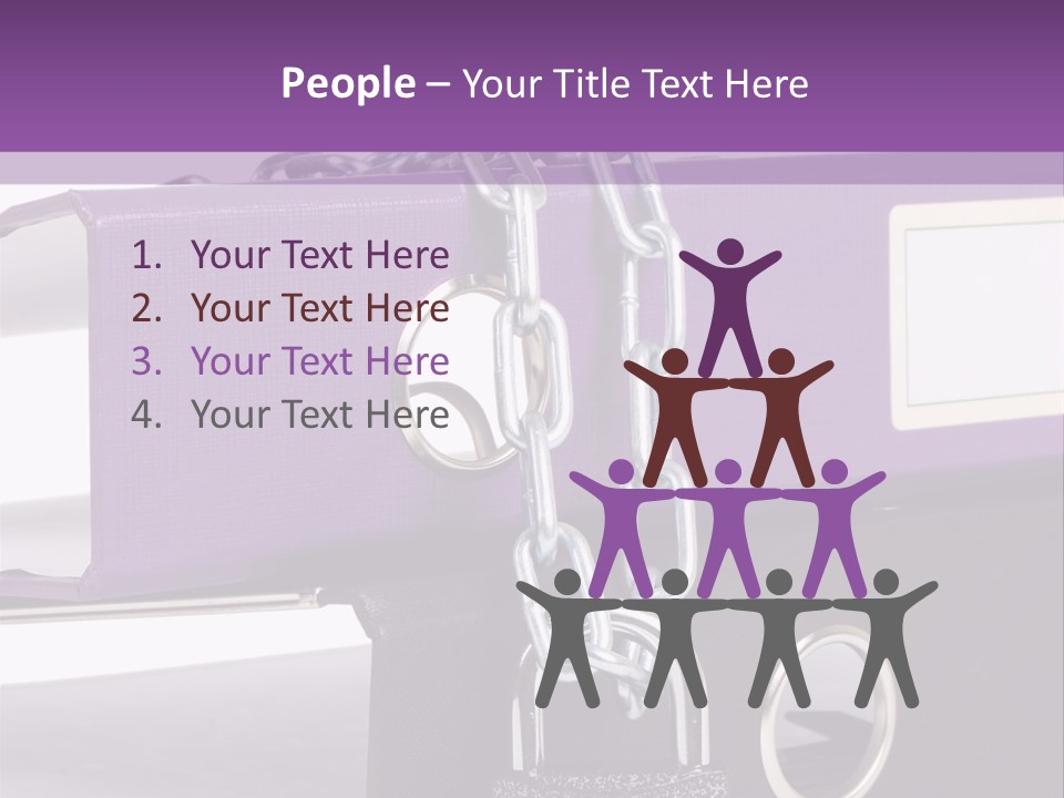 Records Library Binder PowerPoint Template