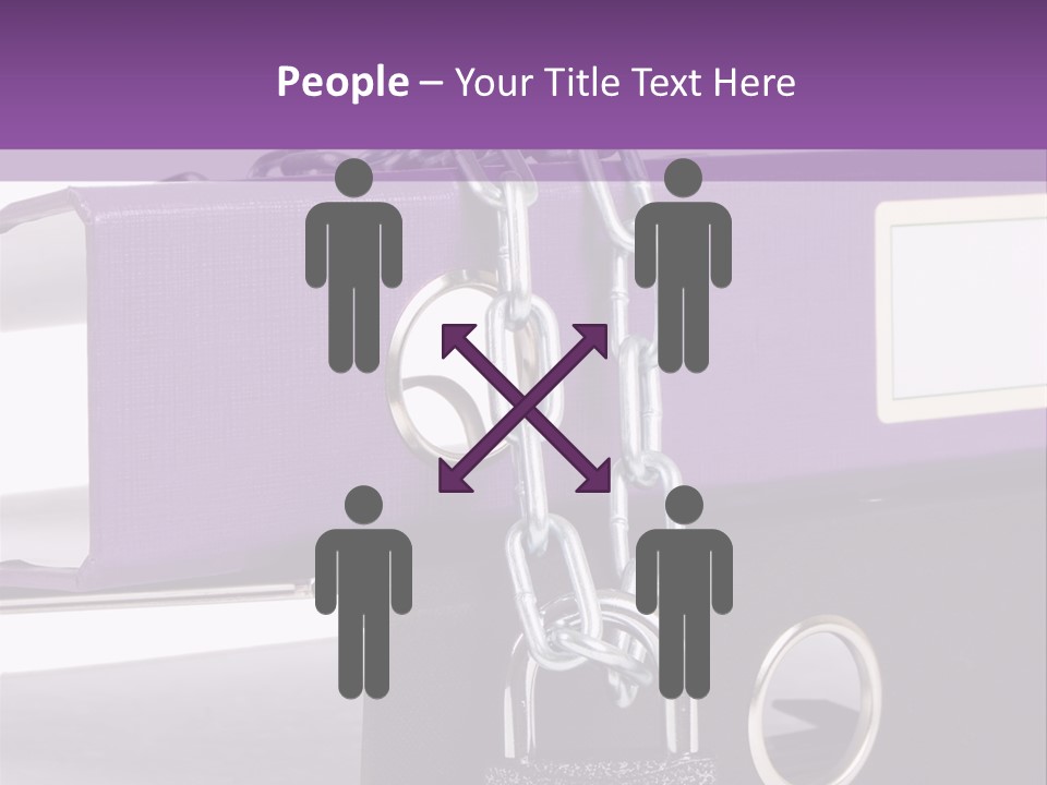 Records Library Binder PowerPoint Template