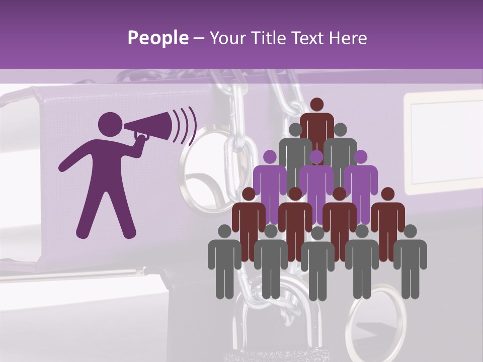 Records Library Binder PowerPoint Template