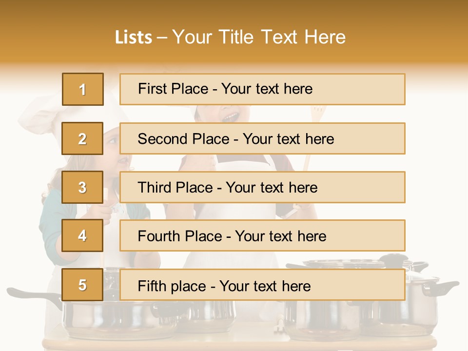 Hat Apron Chef PowerPoint Template