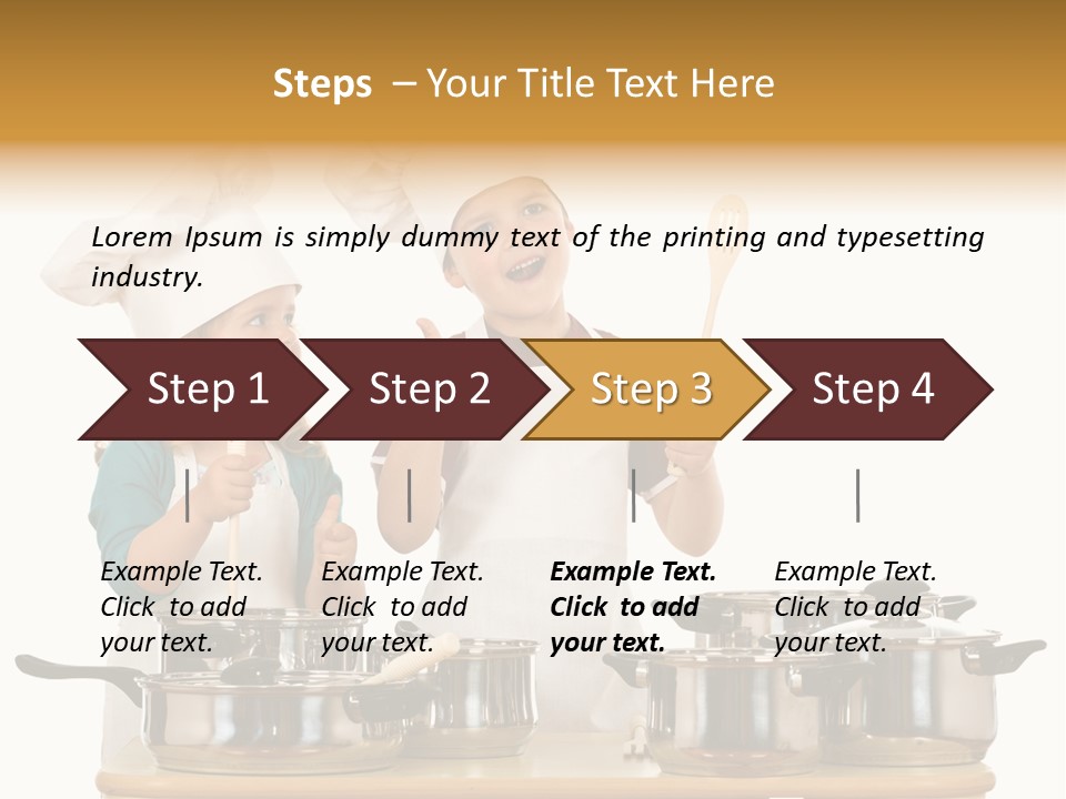 Hat Apron Chef PowerPoint Template