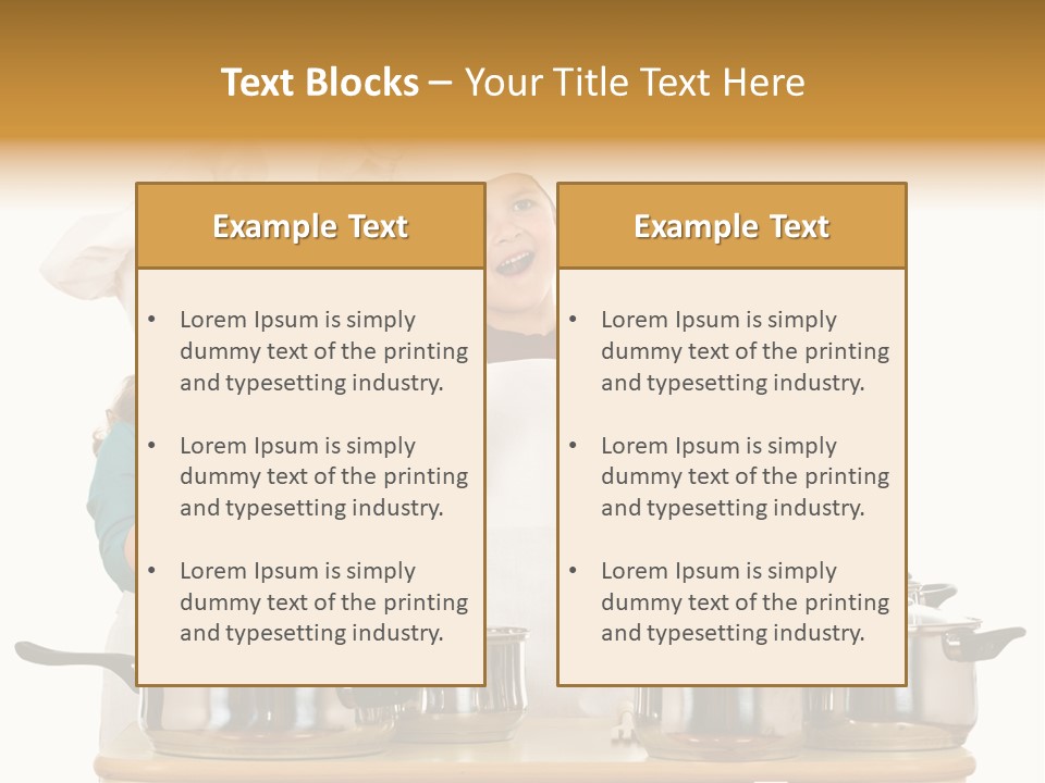 Hat Apron Chef PowerPoint Template