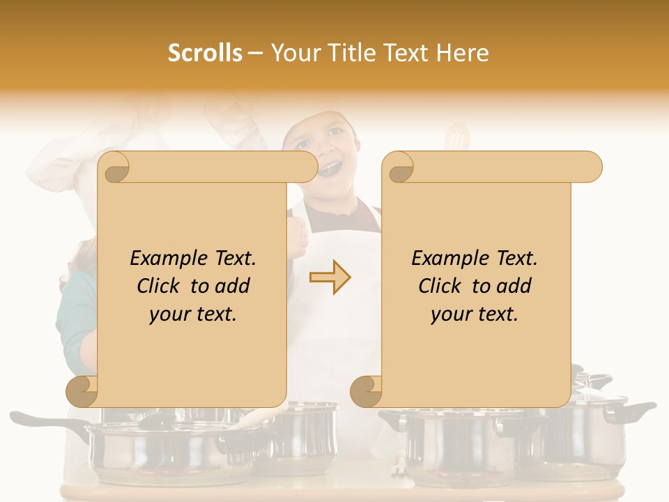 Hat Apron Chef PowerPoint Template