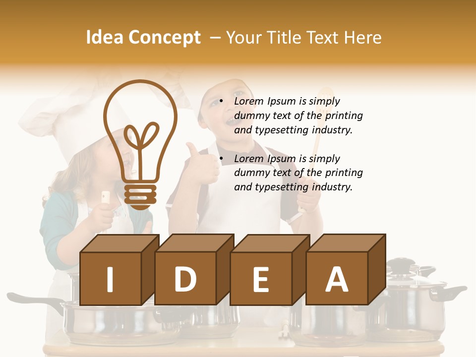 Hat Apron Chef PowerPoint Template