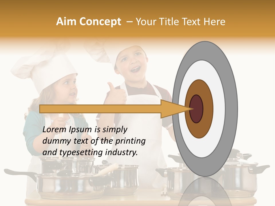 Hat Apron Chef PowerPoint Template