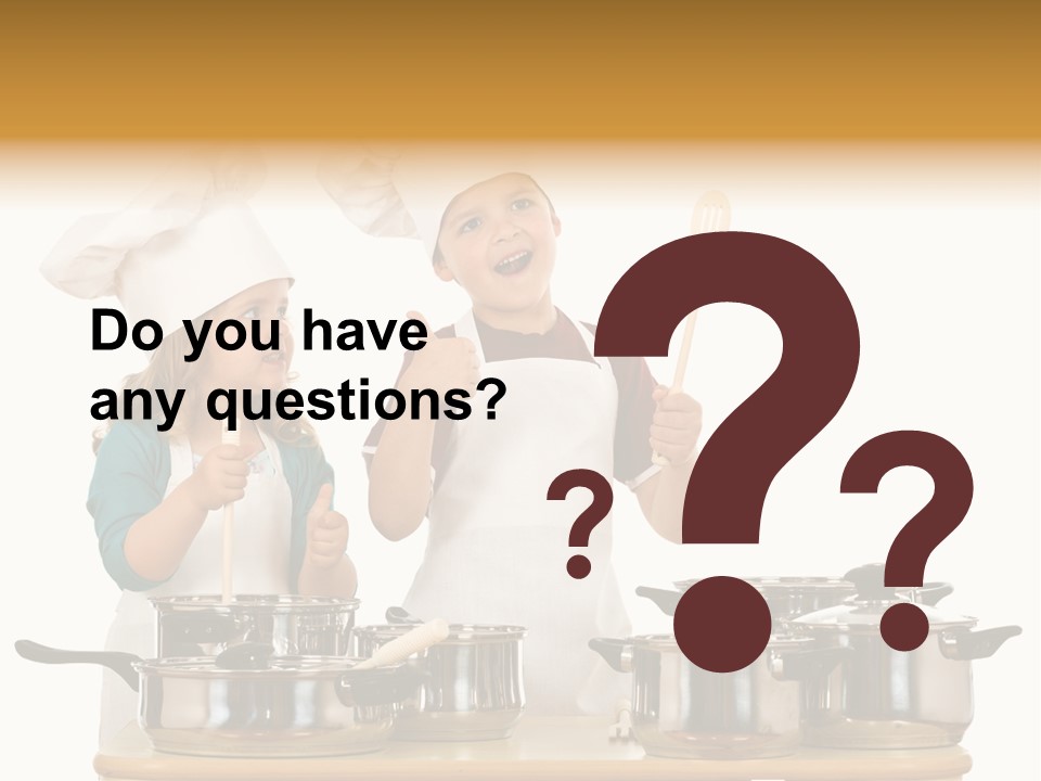 Hat Apron Chef PowerPoint Template