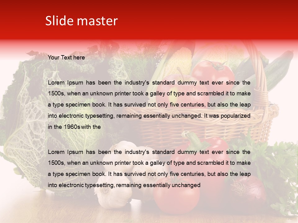 Isolated Mineral Corn PowerPoint Template