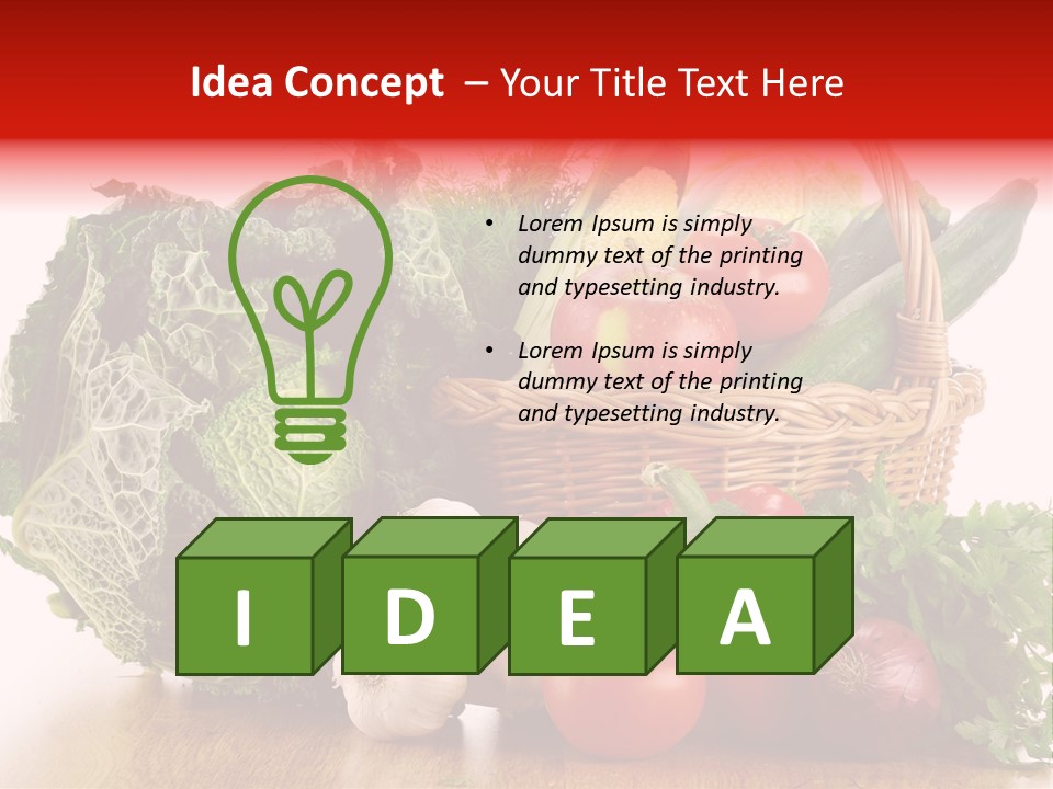 Isolated Mineral Corn PowerPoint Template