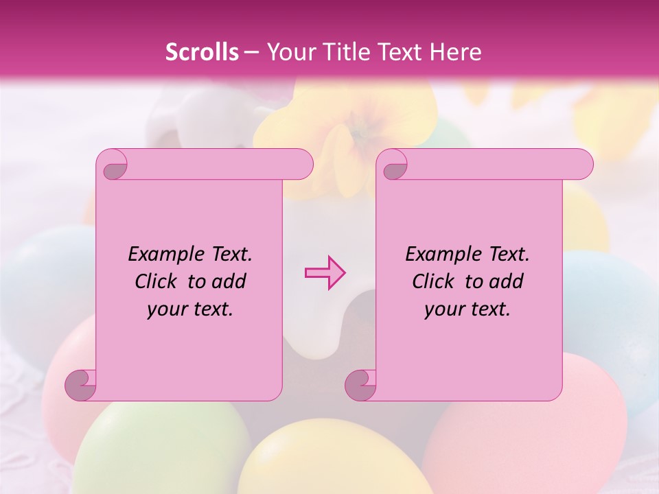 Spring Kulich Pastry PowerPoint Template