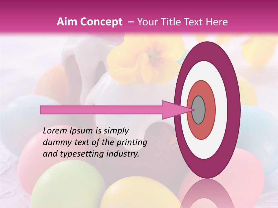 Spring Kulich Pastry PowerPoint Template