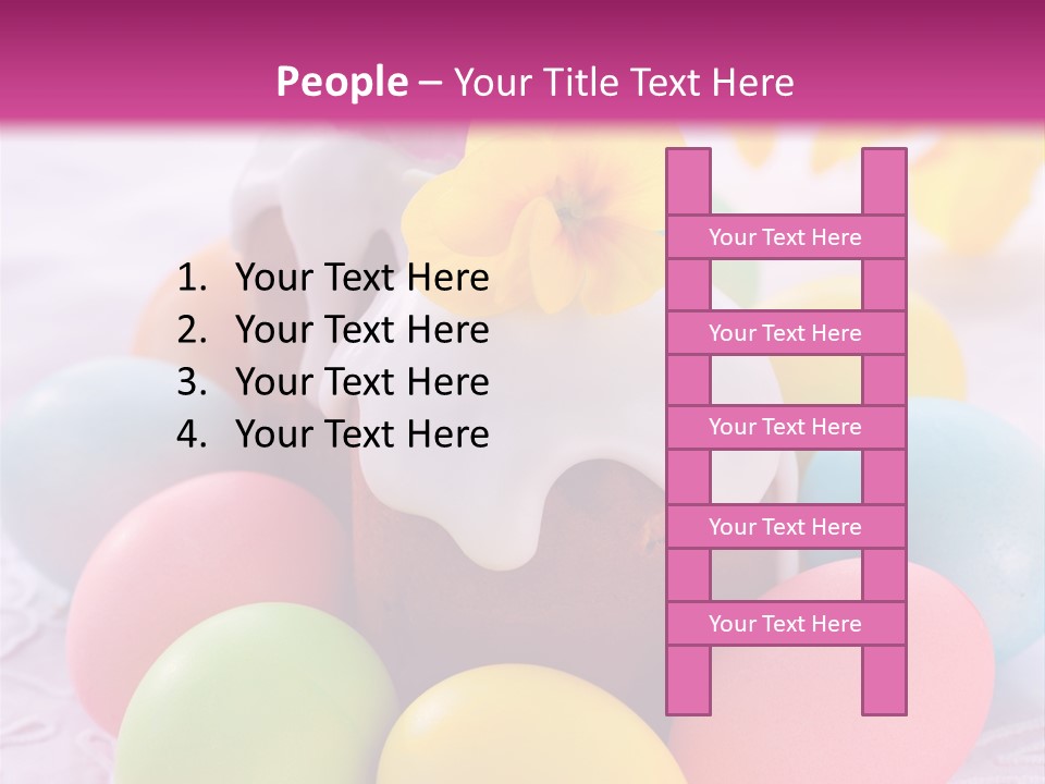 Spring Kulich Pastry PowerPoint Template