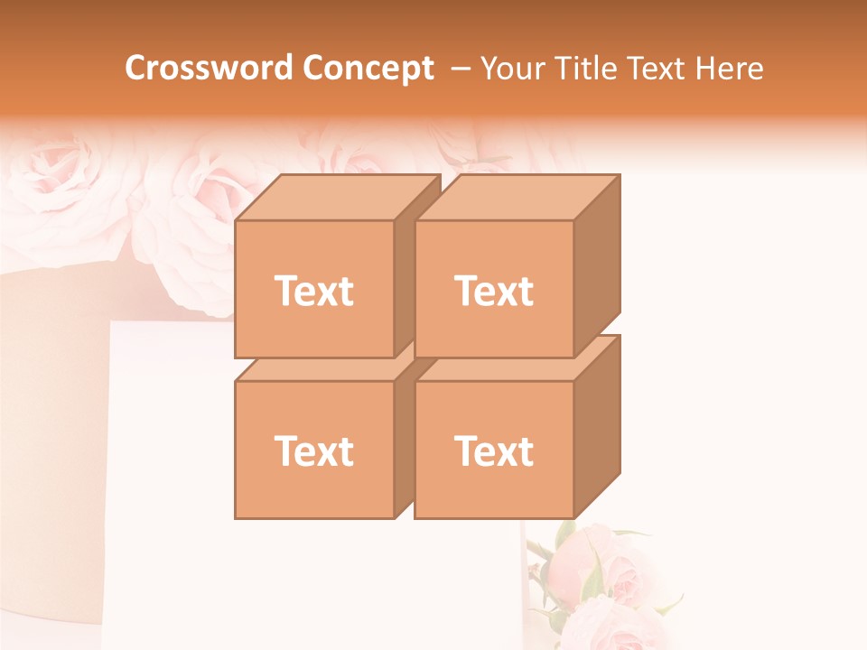 Flower Pink Vase PowerPoint Template