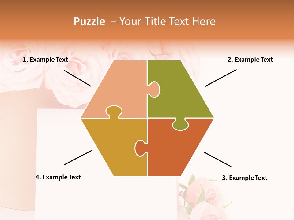 Flower Pink Vase PowerPoint Template